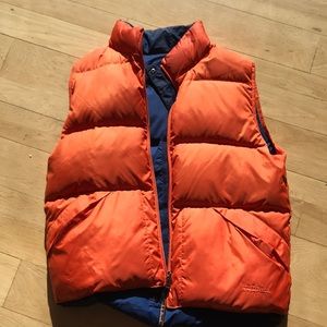 LL Bean reversible vest, size M